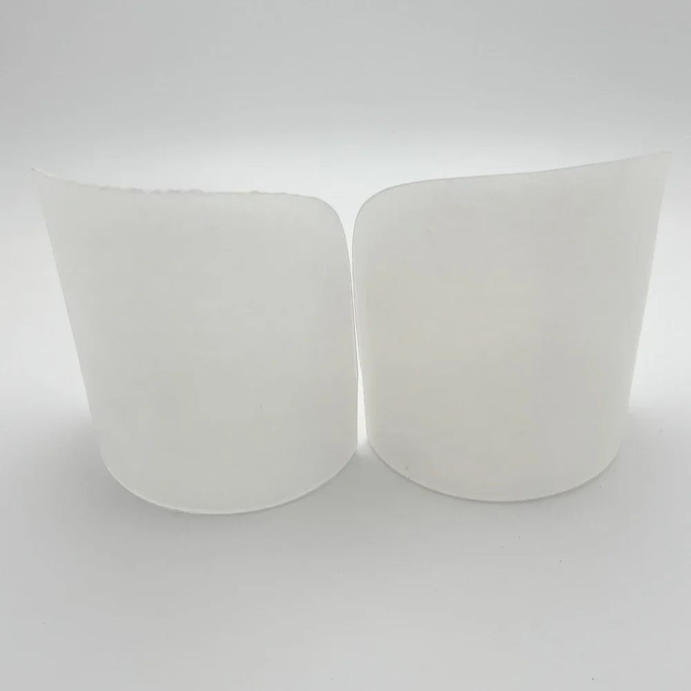 Vintage Tupperware Orlando Scoopers Frosted White Set of 2 Model 228-7